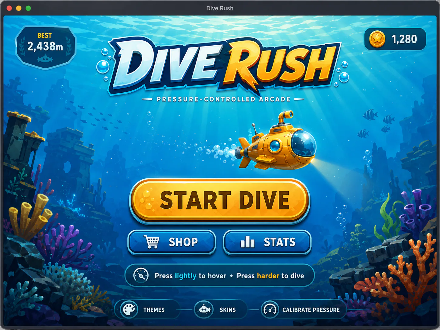 Dive Rush screenshot